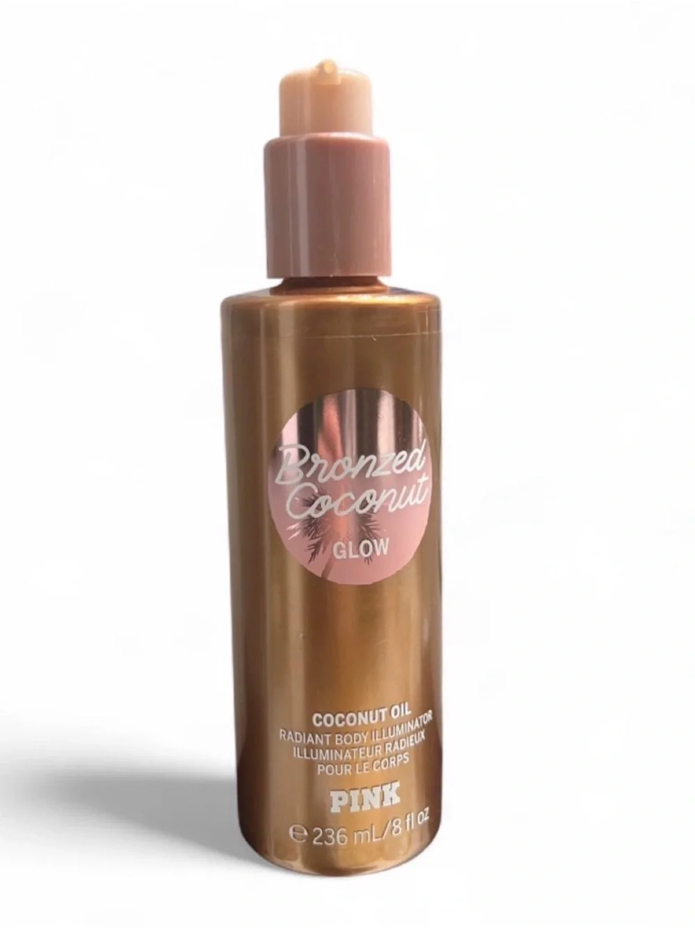 PINK Victoria's Secret Bronzed Coconut Glow Body Illuminator